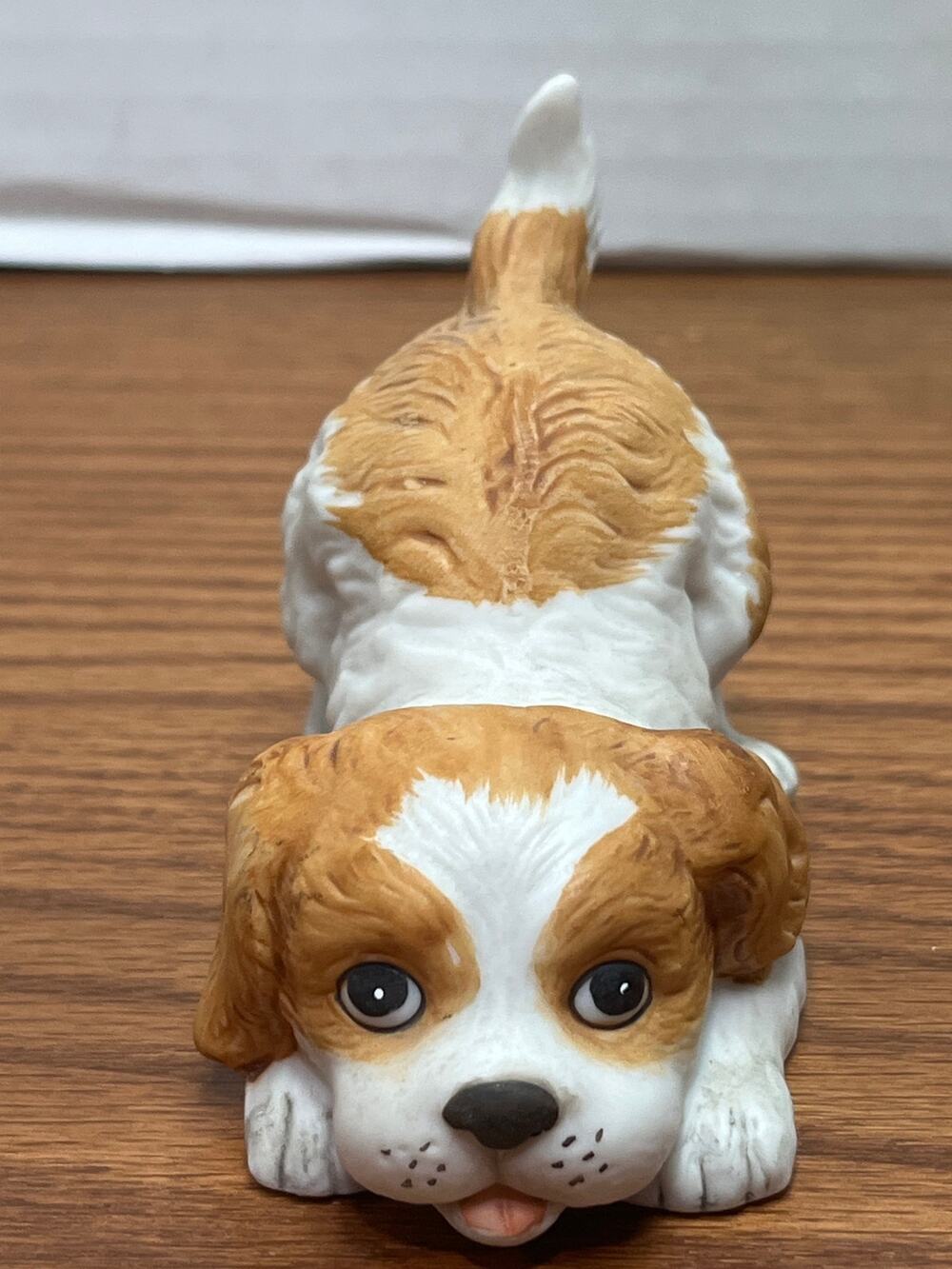 HOMCO #1407 Cocker Spaniel Puppy Figurine Porcelain Taiwan Vintage 4"
